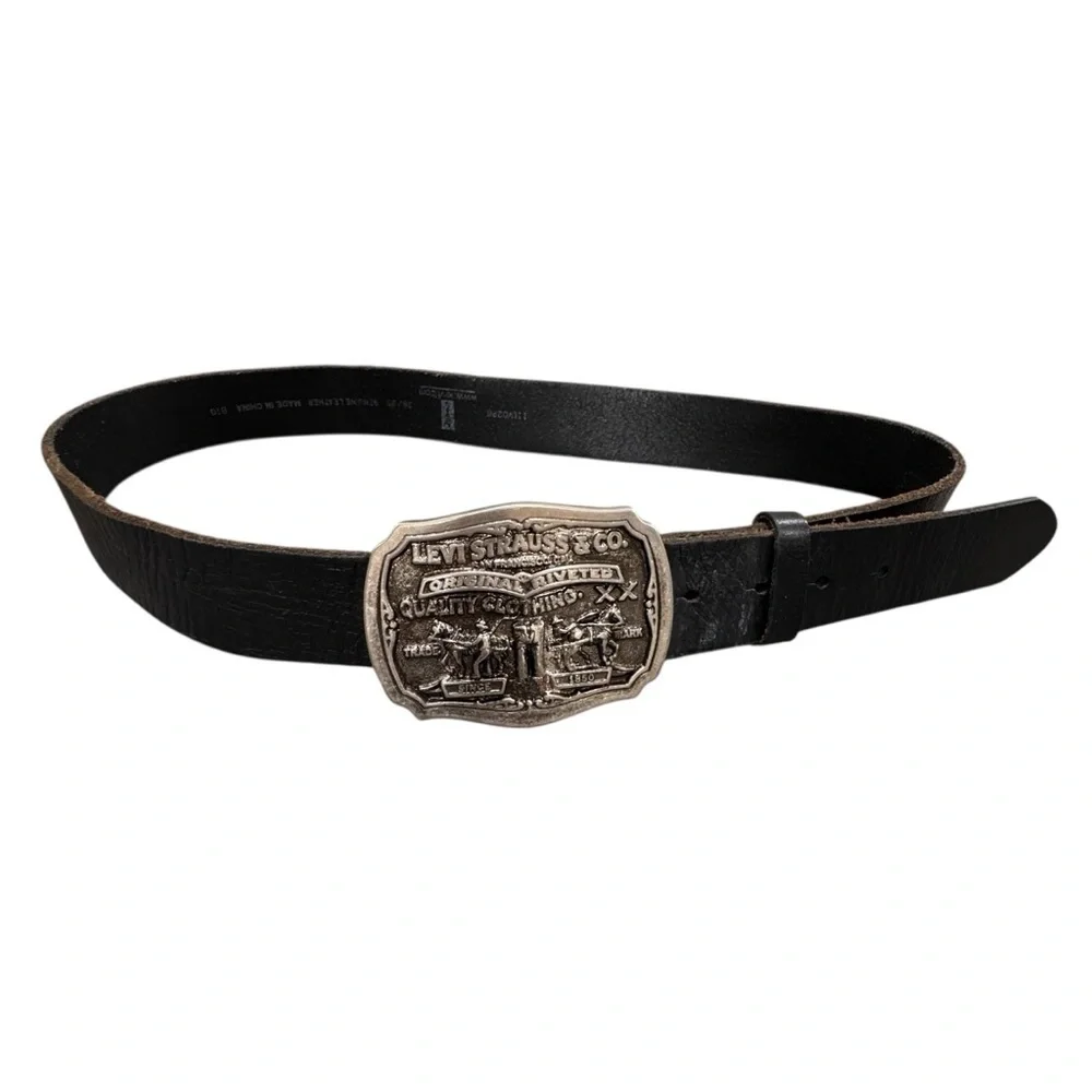 Vintage Levi’s Two Horse Belt Levi Strauss Limited Edition Brown Sz 38
